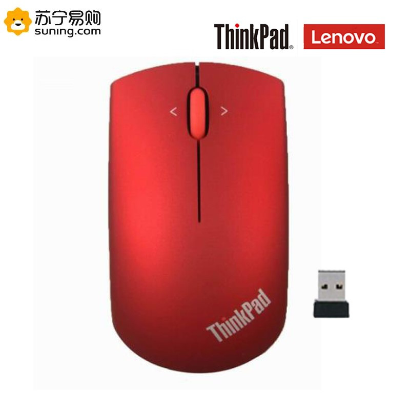 联想ThinkPad 0B47162 无线蓝光鼠标 (魅力红) 无线鼠标