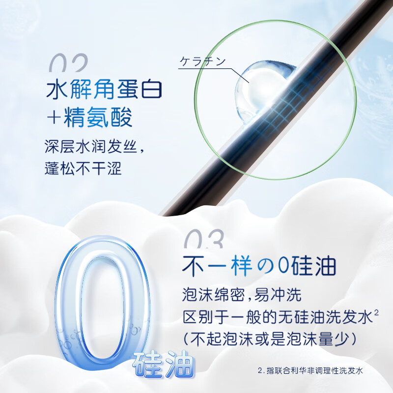 多芬空气丰盈保湿蓬松洗洗发水480g控油柔顺男女0硅油洗发露高清大图