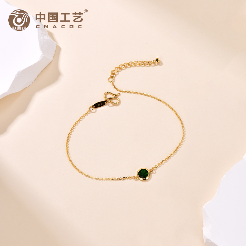 [七夕精选]足金999 5G圆形轻奢套装 耳饰