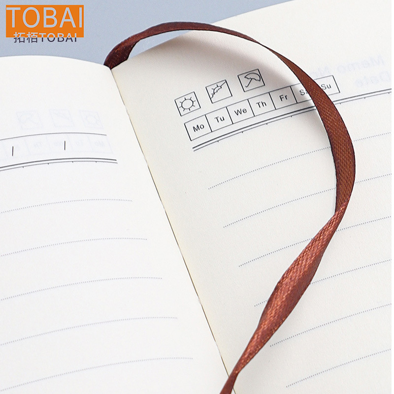 拓栢 商务A5笔记本可定制logo TBC-A5 本高清大图