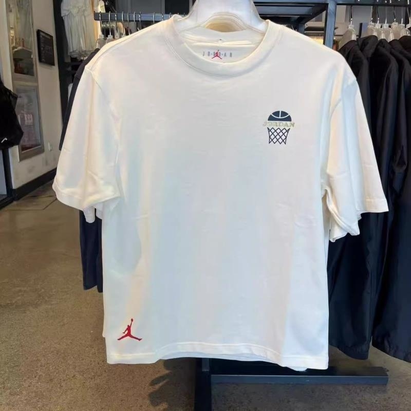 NIKE耐克短袖T恤JORDAN运动休闲针织圆领男装HM4901-110 D