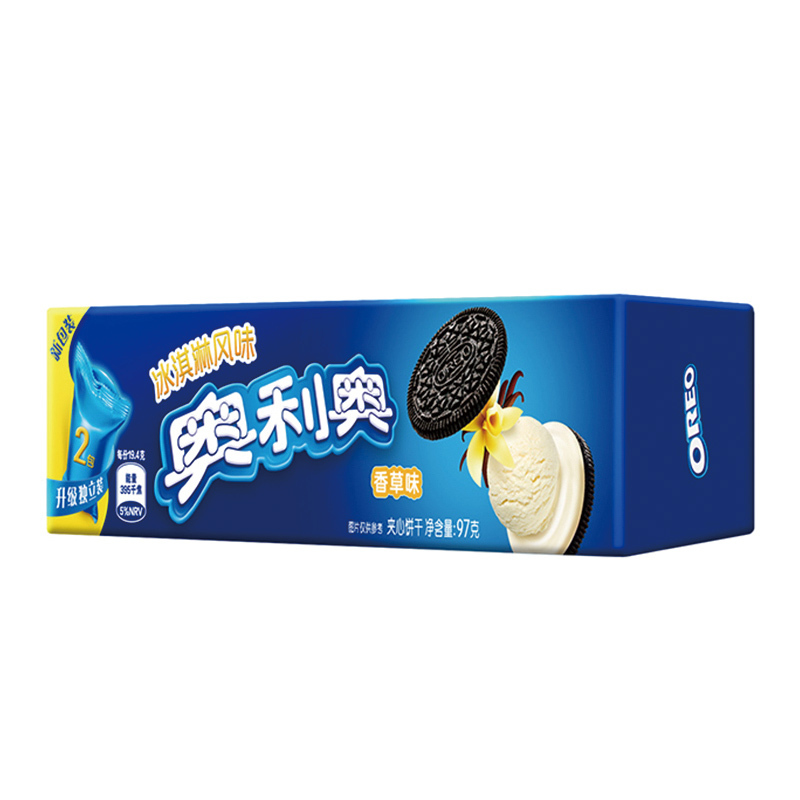 奥利奥冰淇淋夹心香草味97g*24第一