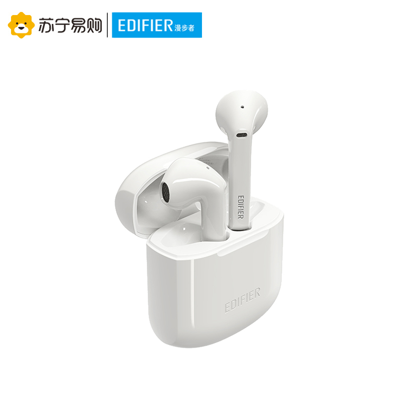 EDIFIER/漫步者 LolliPods无线蓝牙耳机真无线双耳入耳式耳塞运动 白色高清大图