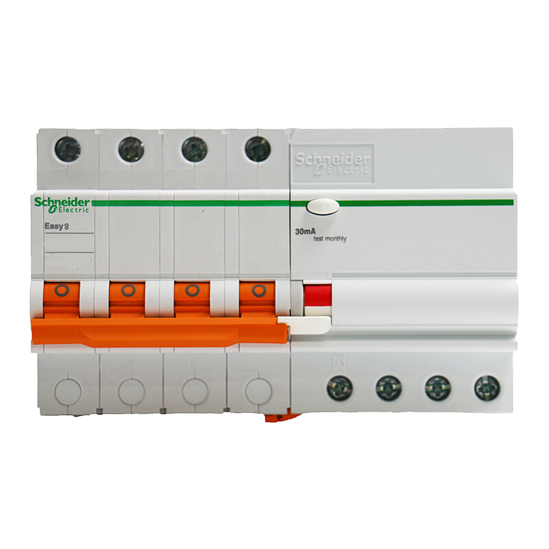 施耐德电气 EA9R 4P C16A/30mA/AC类 漏电保护断路器