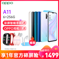 OPPO A11 手机 6+256G湖光绿 AI四摄拍照视频手机双立体声扬声器美颜夜景自拍智能手机全网通