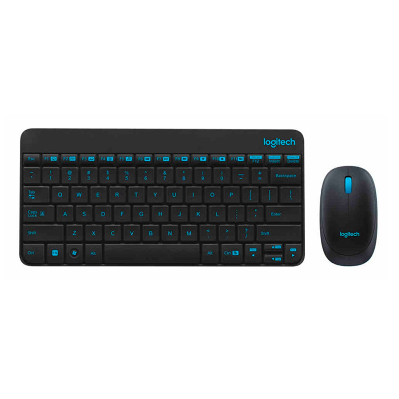 罗技(Logitech) MK245 Nano 无线键鼠套装(黑色)