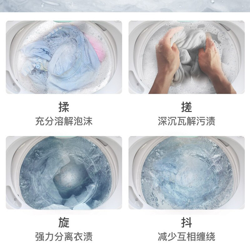 威力 (WEILI)10公斤波轮洗衣机 智能称重 13分钟快洗 一键脱水 防锈箱体 XQB100-2020YJ高清大图