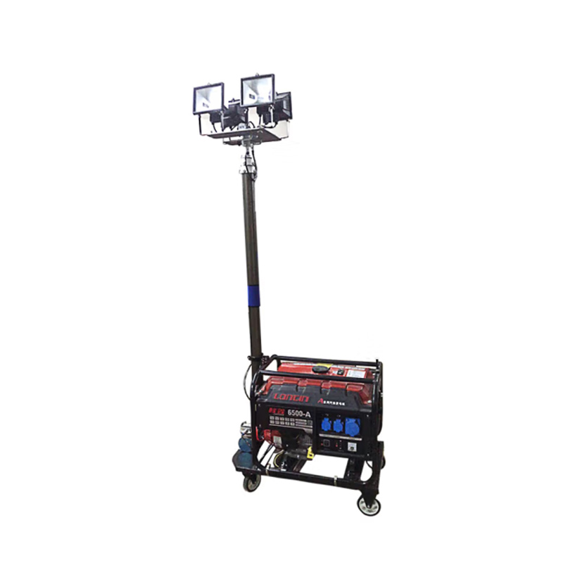 凯圣蓝 KSL-956 2000W IP65 220v 卤素 白光 4500K 全方位升降工作灯(计价单位:台)高清大图