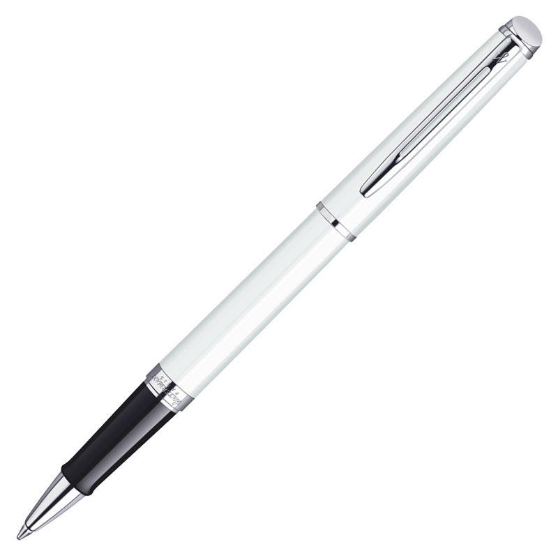 威迪文（WATERMAN）隽雅系列 磨砂黑金夹签字笔/宝珠笔