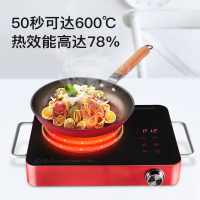 大宇（DAEWOO）电陶炉电磁炉家用光波炉不挑锅 爆炒大功率大火力 静音无高频辐射 曜岩黑