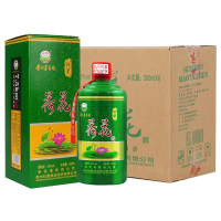 贵州茅台镇 53度杜酱荷花酒 香柔酱香型白酒 整箱6瓶装