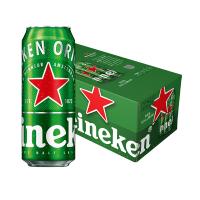 喜力(Heineken)啤酒500ml*3*6罐 整箱装 (新老包装随机发货中)