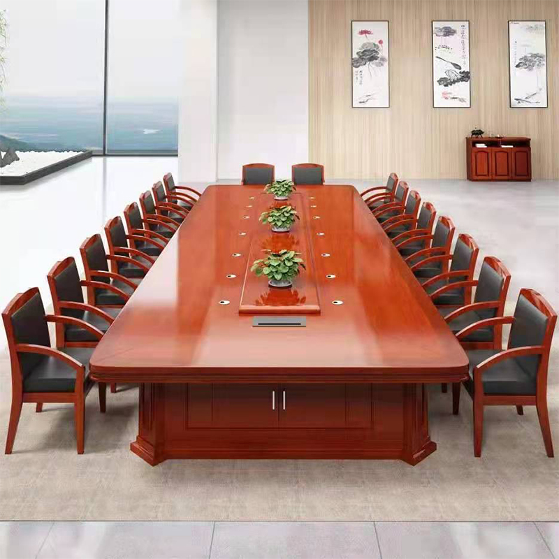 逐鹿中原油漆会议桌办公桌hr0555洽谈桌