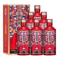 贵州茅台集团 53° 白金御酿酒V6 酱香型 白酒 500ml*6 整箱装