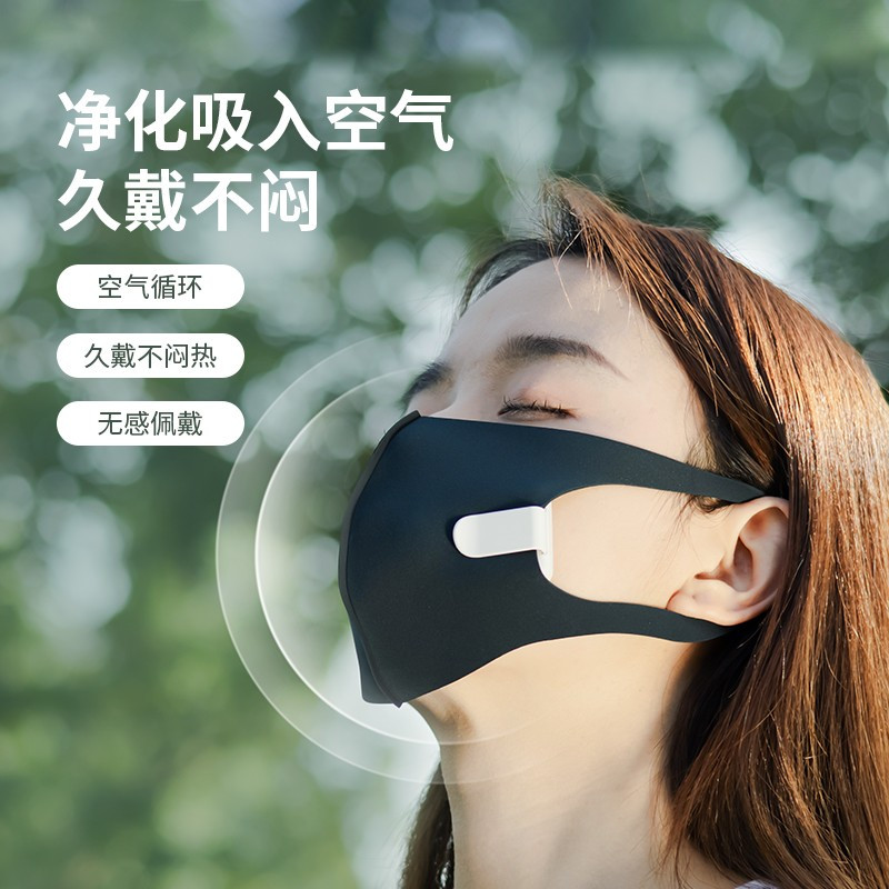 讯迪2022新款口罩小风扇便携式随身小型迷你散热透气防闷防热降温神器夹式制冷换气手持夏天usb挂脖讯迪639