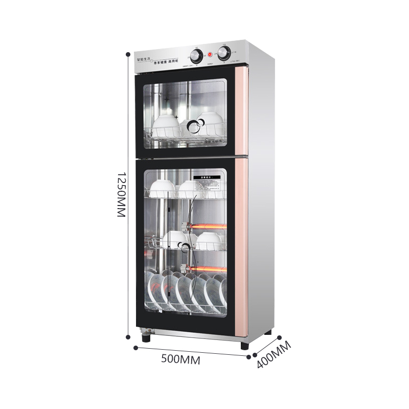 臻远ZY4042902 商用消毒柜餐具碗筷消毒柜臭氧红外线消毒 单开门高清大图