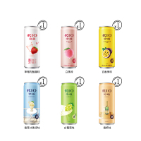 [新口味in]RIO锐澳鸡尾酒洋酒果酒预调酒微醺草莓乳酸菌6口味330ml*6罐套装