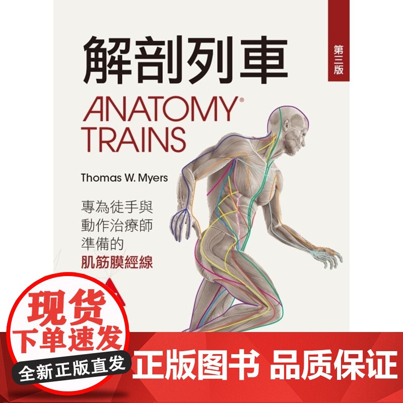 []港台原版 解剖列车-针对徒手及动作治疗师的肌筋膜筋线(第三版) Thomas W. Myers 台湾爱思唯尔高清大图