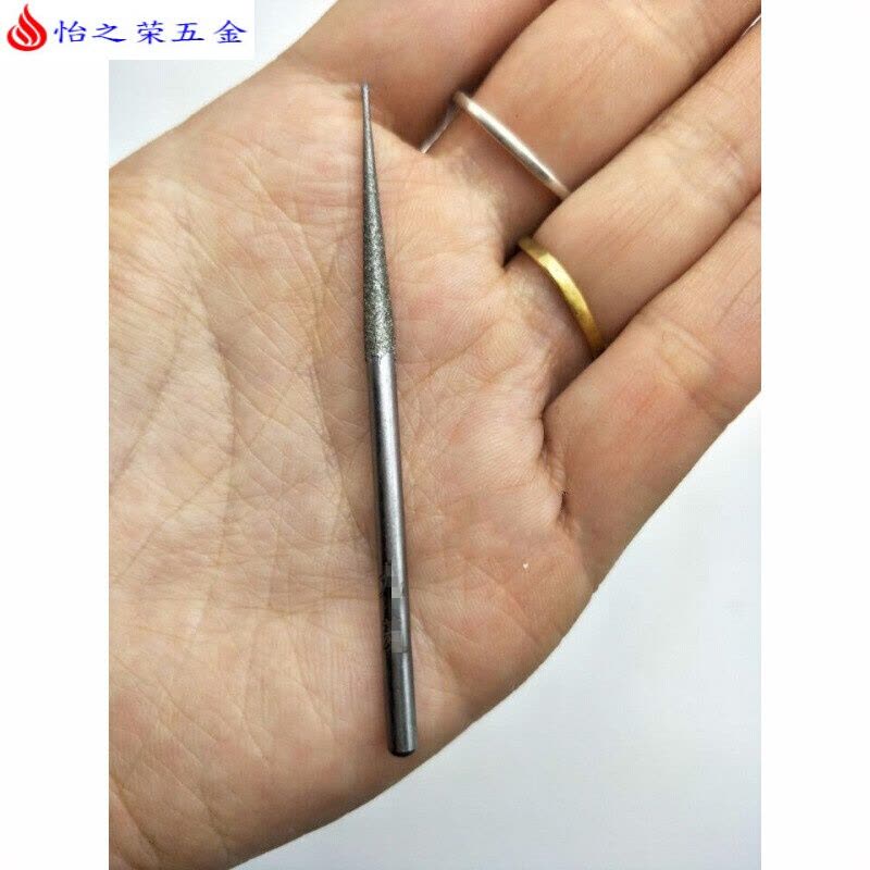 加长打磨头 金刚砂 玉石打孔钻头 打孔针 钻石磨棒 模具打磨修边 加长磨针尖头图片