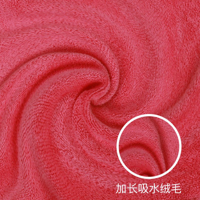 加厚吸水干发帽女长发速干毛巾包头巾干发巾可爱浴帽 三维工匠 2件[蓝色圆帽+粉色长发帽]