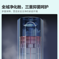 海信(Hisense)深呼吸3匹鲜氧新风空调新一级大风量全域净化低噪柜机圆柱式立式客厅 KFR-72LW/S600-X1