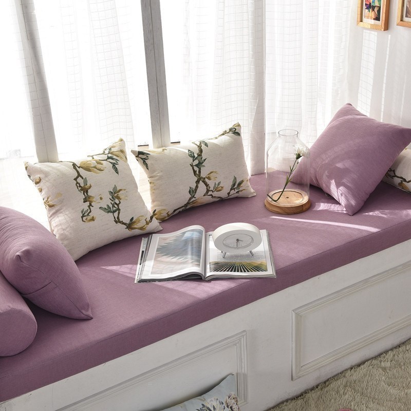 家柏饰(CORATED)高密度海绵飘窗垫窗台垫定做沙发垫北欧阳台垫榻榻米可机卡座 12号色 18cm飘窗垫高清大图