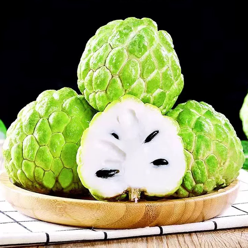 [西沛生鲜]台湾释迦果 大果 5斤 6-8个 精选释迦果 牛奶释迦番荔枝