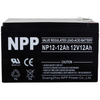NPP耐普NP12-12 工业电池蓄电池通信机房UPS电源电梯监控玩具电动车铅酸免维护蓄电池12V12AH