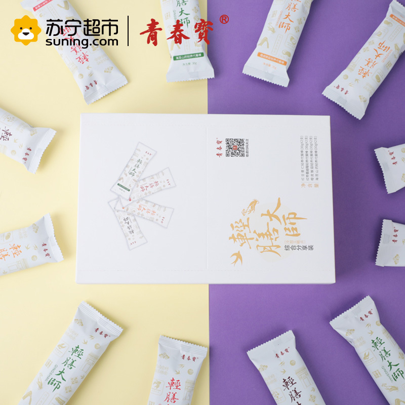 青春宝 轻膳大师代餐棒海苔山药口味30*12支