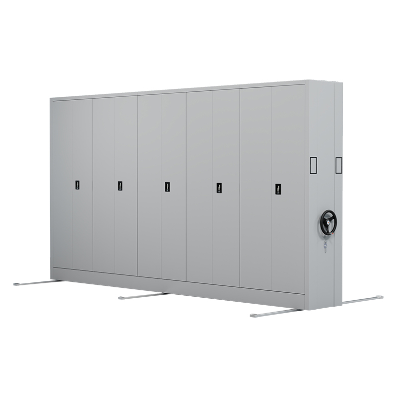 臻远 ZY-MJJA-26 手摇密集架移动档案柜钢制轨道密集柜 通门 一列5组