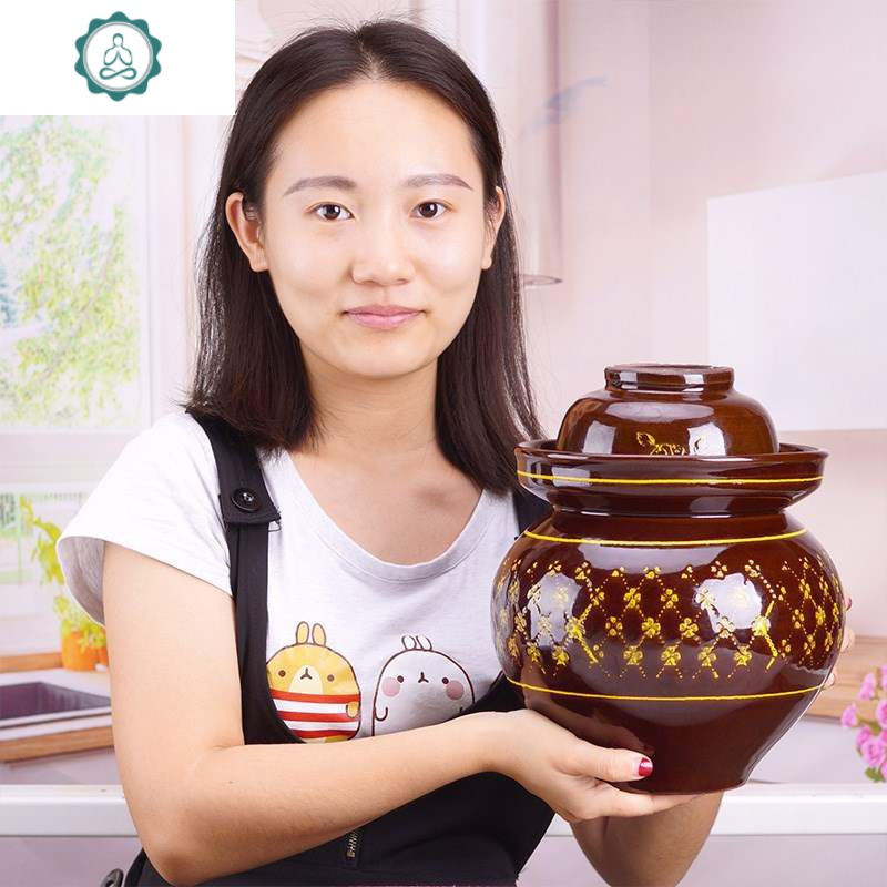 四川泡菜坛子陶瓷小号家用腌菜土陶缸加厚酸菜储泡菜罐