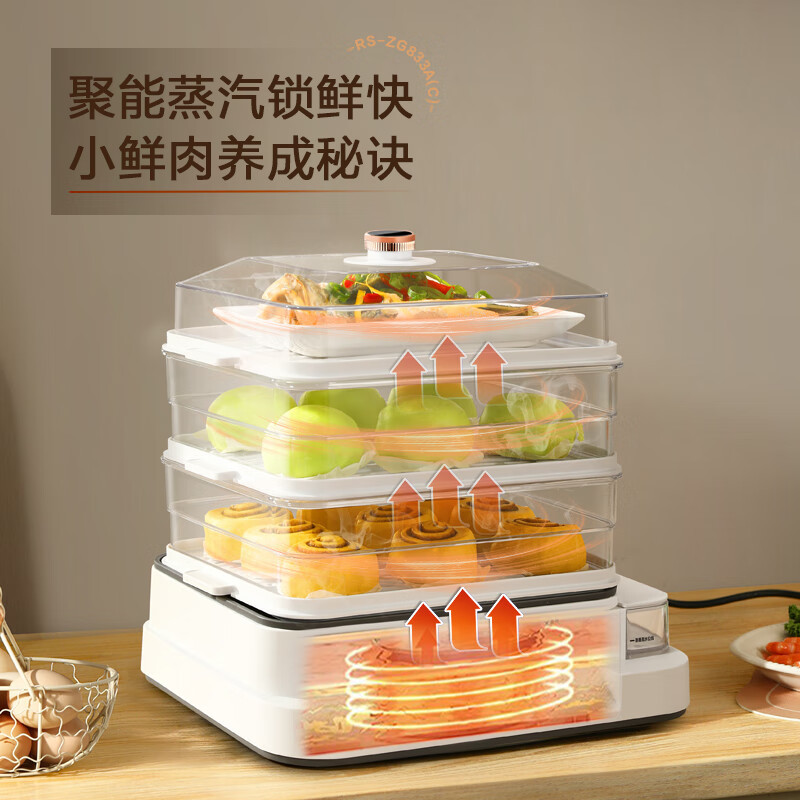 荣事达电火锅+多功能锅套装+乐美雅柯朗保鲜盒2件套X1243高清大图