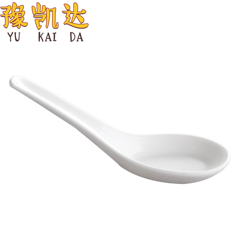 豫凯达陶瓷勺子 平底汤勺个高清大图