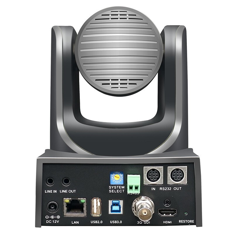润普Runpu RP-HD820U-4K 4K高清视频会议摄像头HDMI/USB/SDI/20倍光学变焦系统设备兼容会议