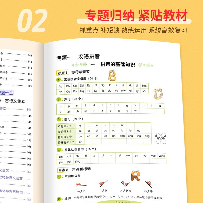 全一册 知识点归纳小学数学 小学通用 [正版]2023版 小学语文考点全归纳人教版 小学生一1二2三3四4五5六年级语文