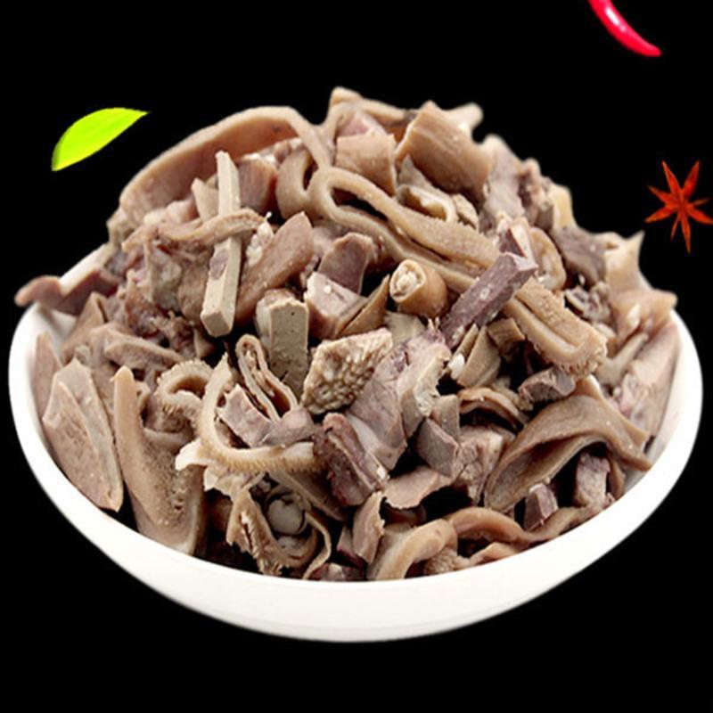 【无肝羊杂】新鲜熟羊头肉羊脸羊肉羊肚羊心羊肠2/4斤清真 羊杂4斤