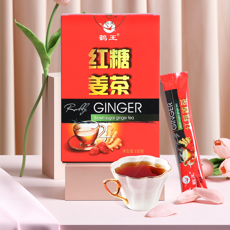 鹤王红糖姜茶老姜茶150g生姜袋泡茶红枣姜汤养生茶花茶组合