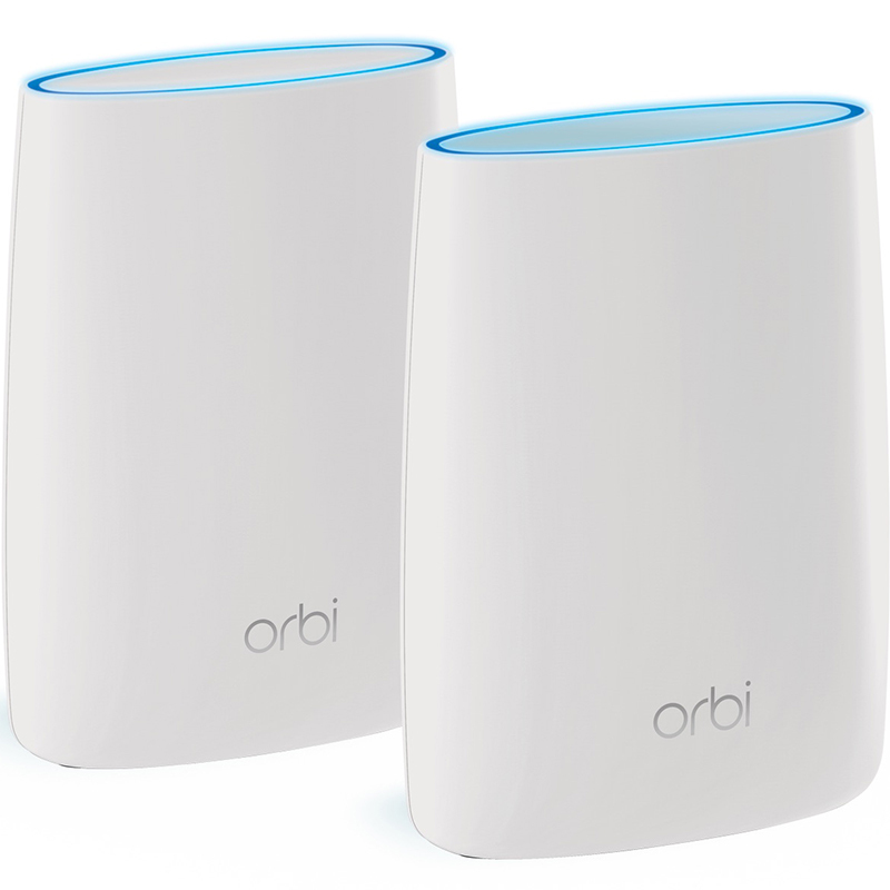 [MESH组网|三频6000M大户型分布式|非电力猫]美国网件(NETGEAR)Orbi RBK50无线大户型别墅路由器