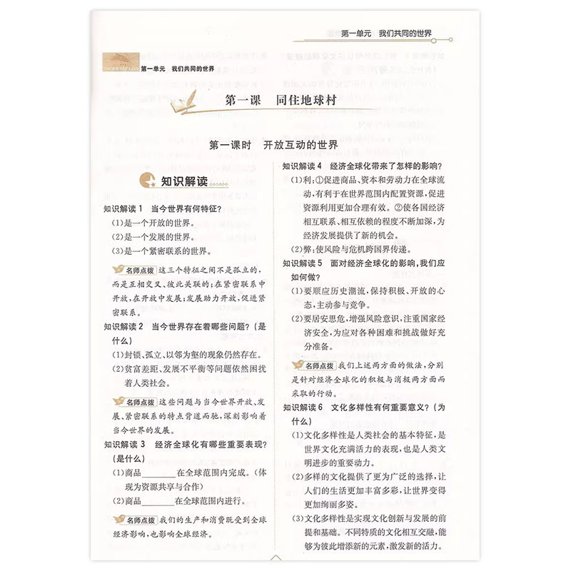 道德与法治 九年级下 [正版]全新道德与法治九年级下册学法大视野人教版初三9九年级下册道德同步练习测试湖南教育出版社九年
