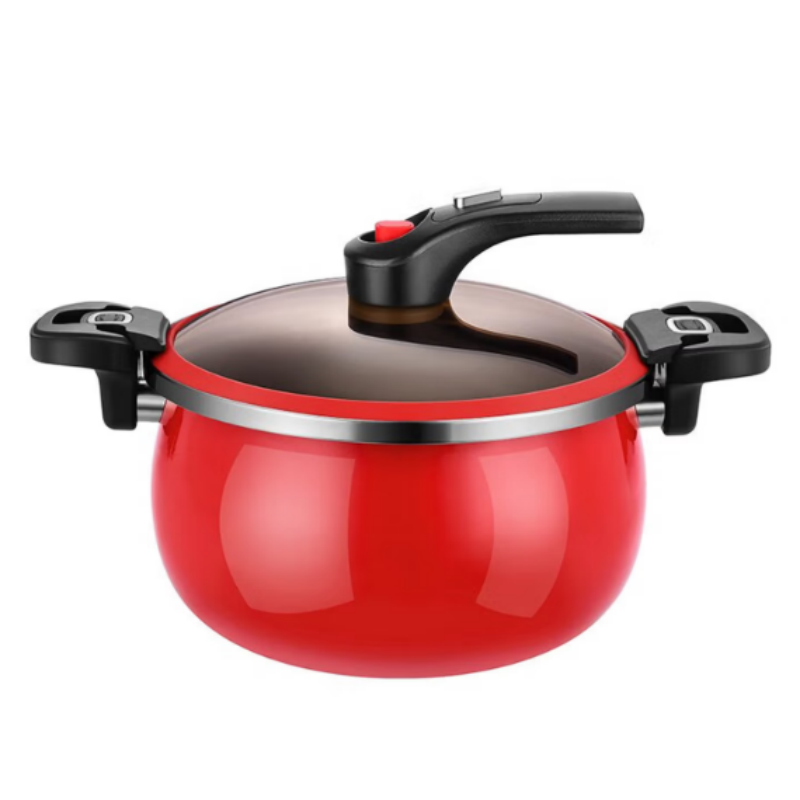 德世朗(DESLON)6.5L珐琅微压锅 10102DFS-T833A-RD DFS-T833A 红色(个)