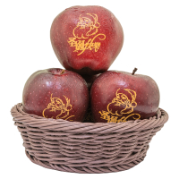 鲜贝达圣诞果【花牛苹果】4枚约2斤 【75-80mm】顺丰快递