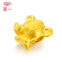 金一 足金3D硬金精灵鼠路路通吊坠男女宝宝通用(定价)ACD055 约0.6g