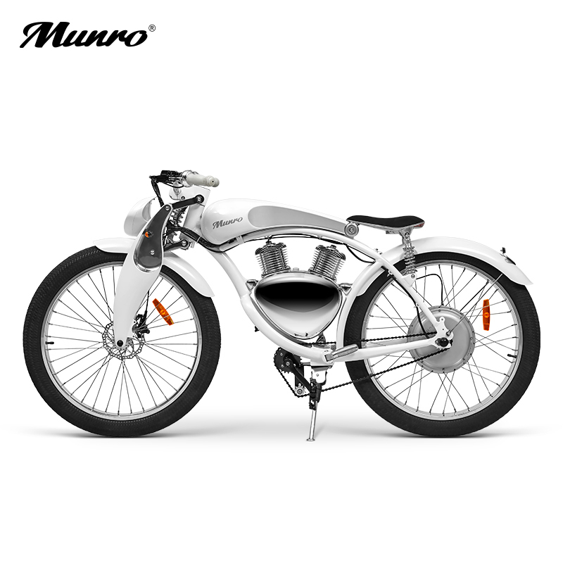 munro20门罗电动车电动摩托车时尚版智能锂电电动车电动代步自行车