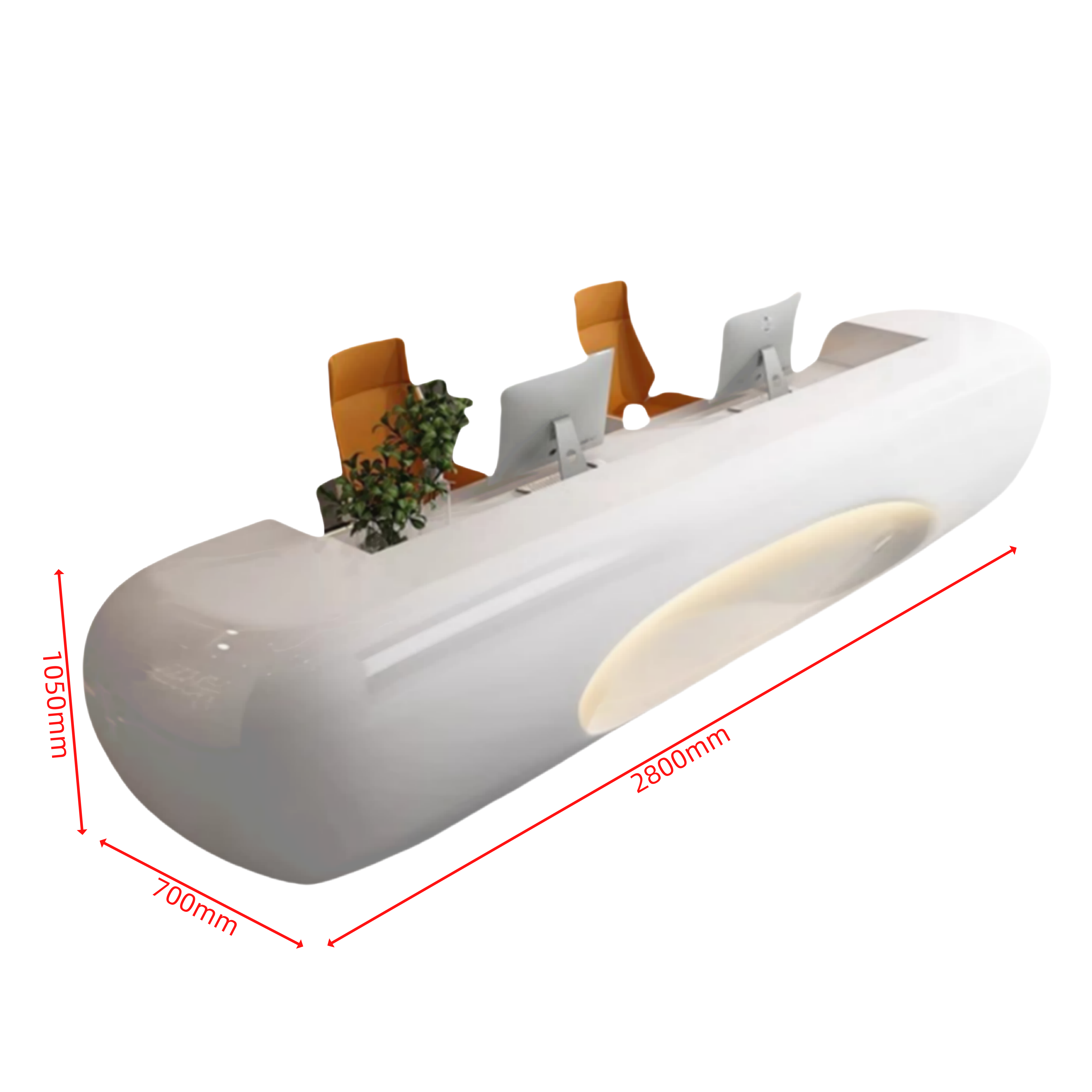 抚樽前台 280*70*105cm