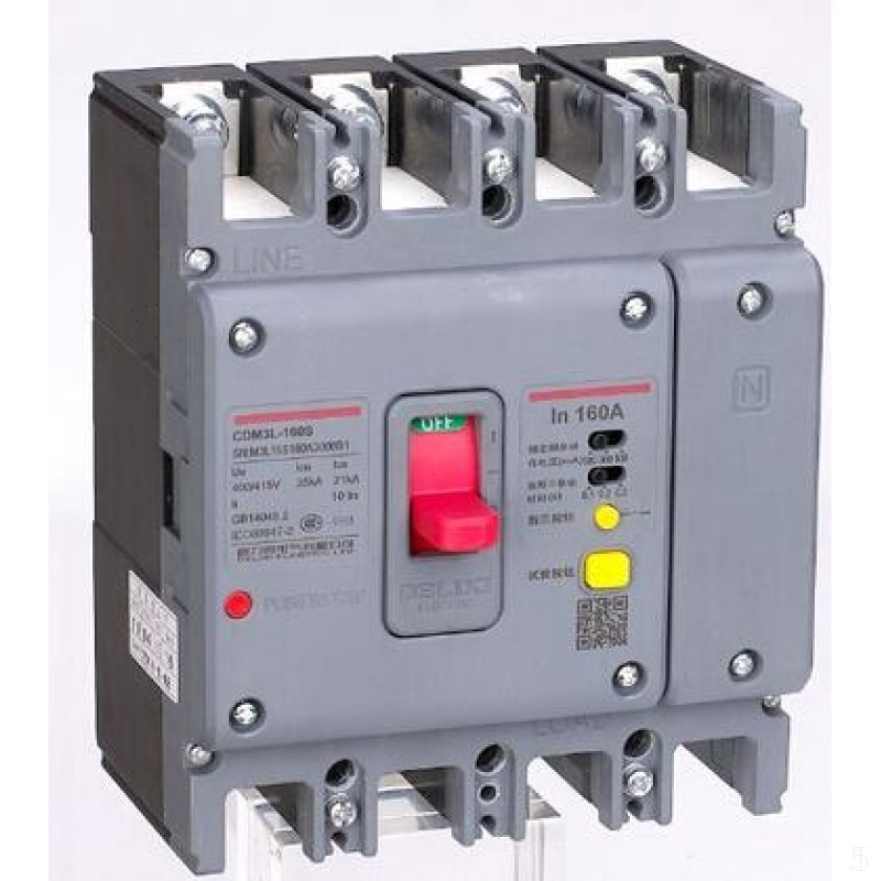 德力西 DELIXI ELECTRIC 塑壳漏电断路器 CDM3L-250F/4300B 225A 1/3/5延1.