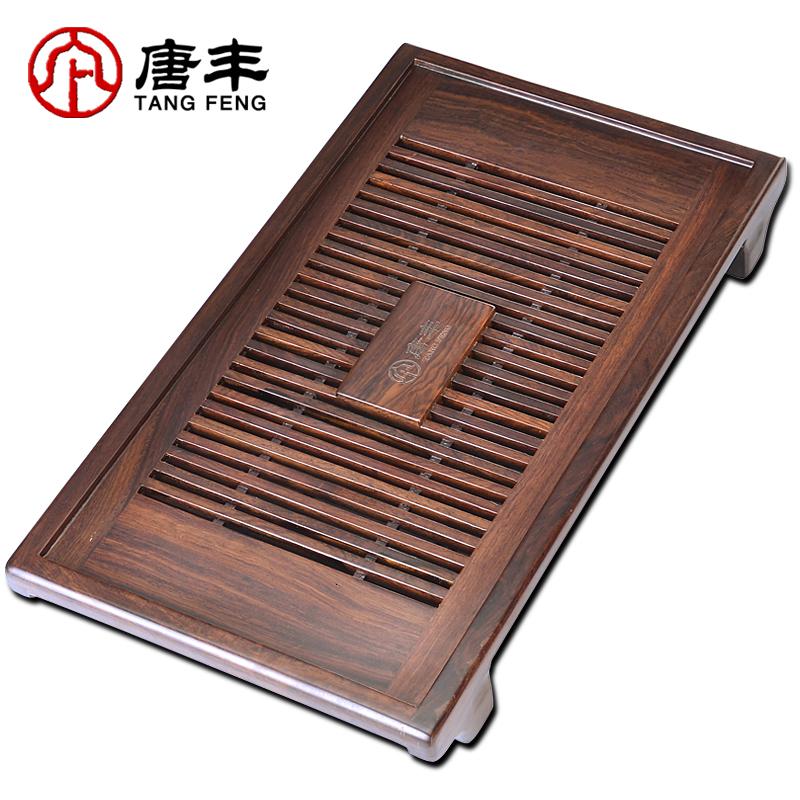 家柏饰(CORATED)黑檀具 功夫茶盘檀木实木小号茶台茶海茶道家用茶托配件高清大图