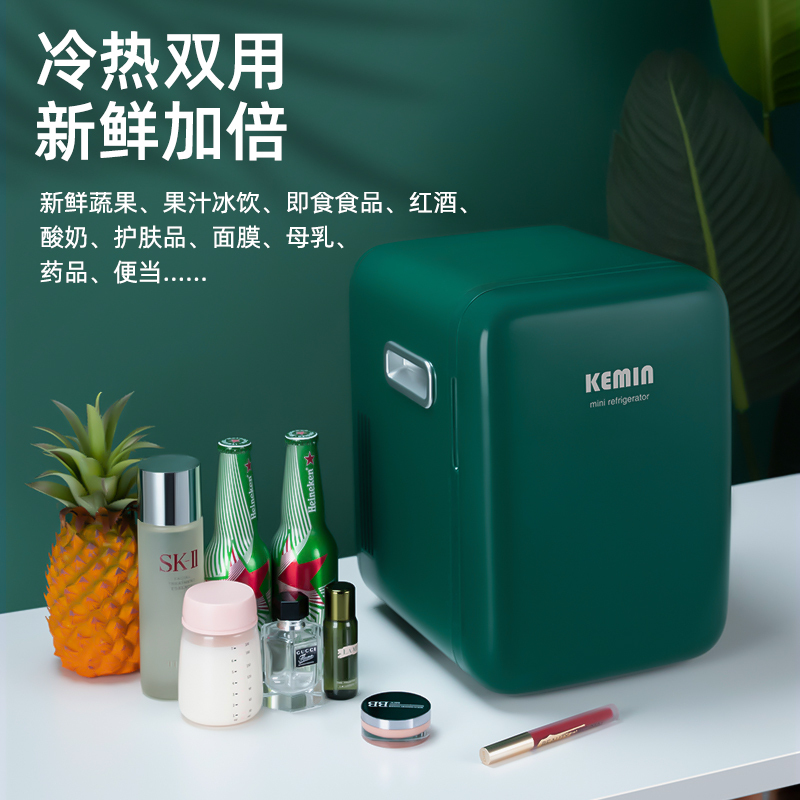 科敏 车载冰箱10L车家两用小冰箱家用学生宿舍办公室迷你型小冰箱