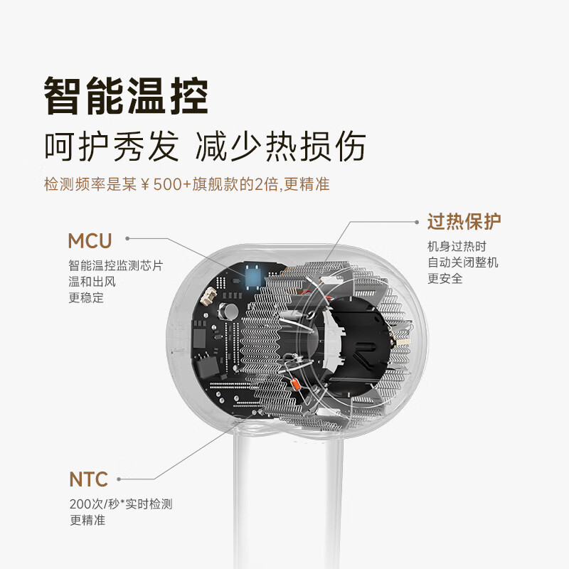 追觅吹风机G10白色高清大图