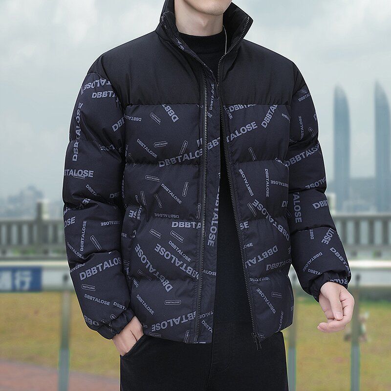 棉服男2023冬季潮流加厚面包服棉袄男棉衣外套上衣