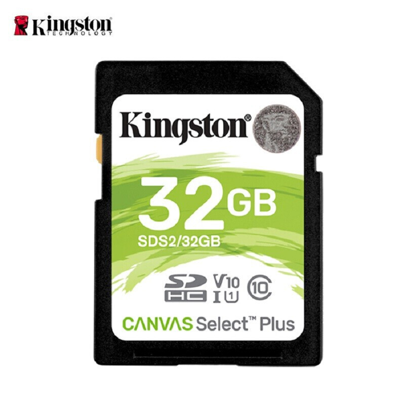 金士顿(Kingston)32GB 读速100MB/s U1 V10 内存卡 SD存储卡高速升级版 支持4K 高品质拍摄